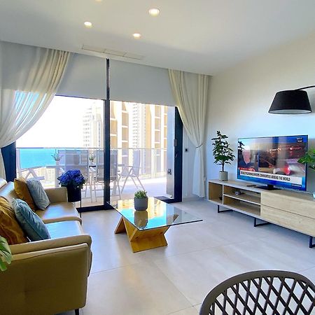 Lujoso Apartament Con Impresionantes Vistas Al Mar Benidorm Bagian luar foto
