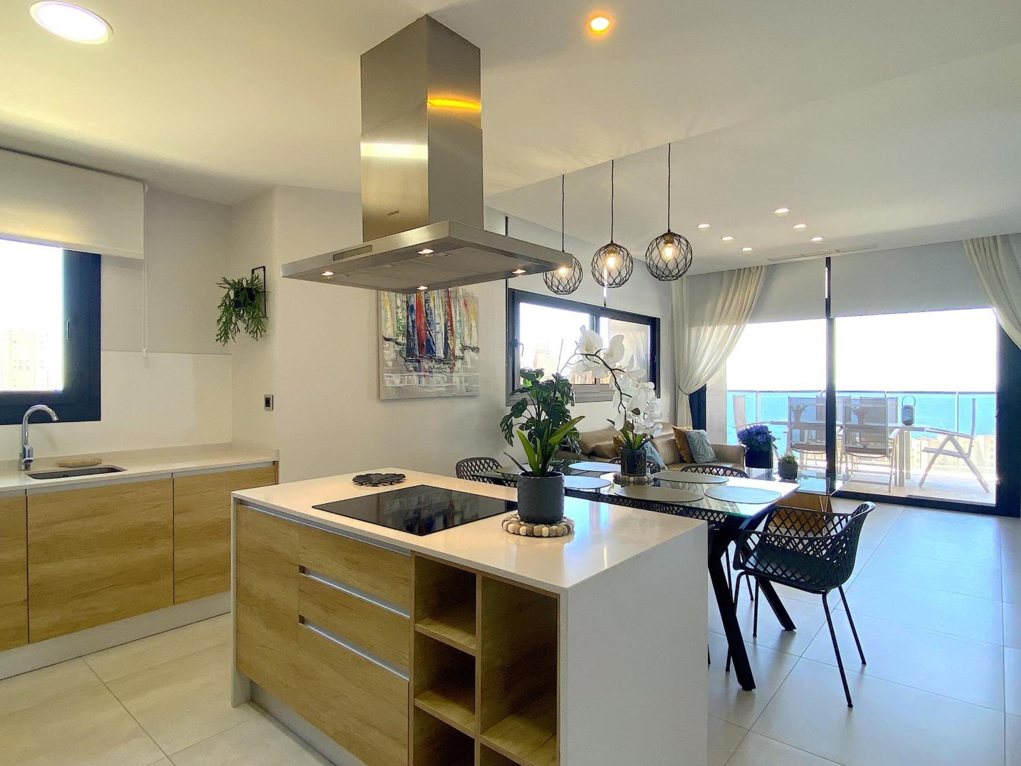 Lujoso Apartament Con Impresionantes Vistas Al Mar Benidorm Bagian luar foto
