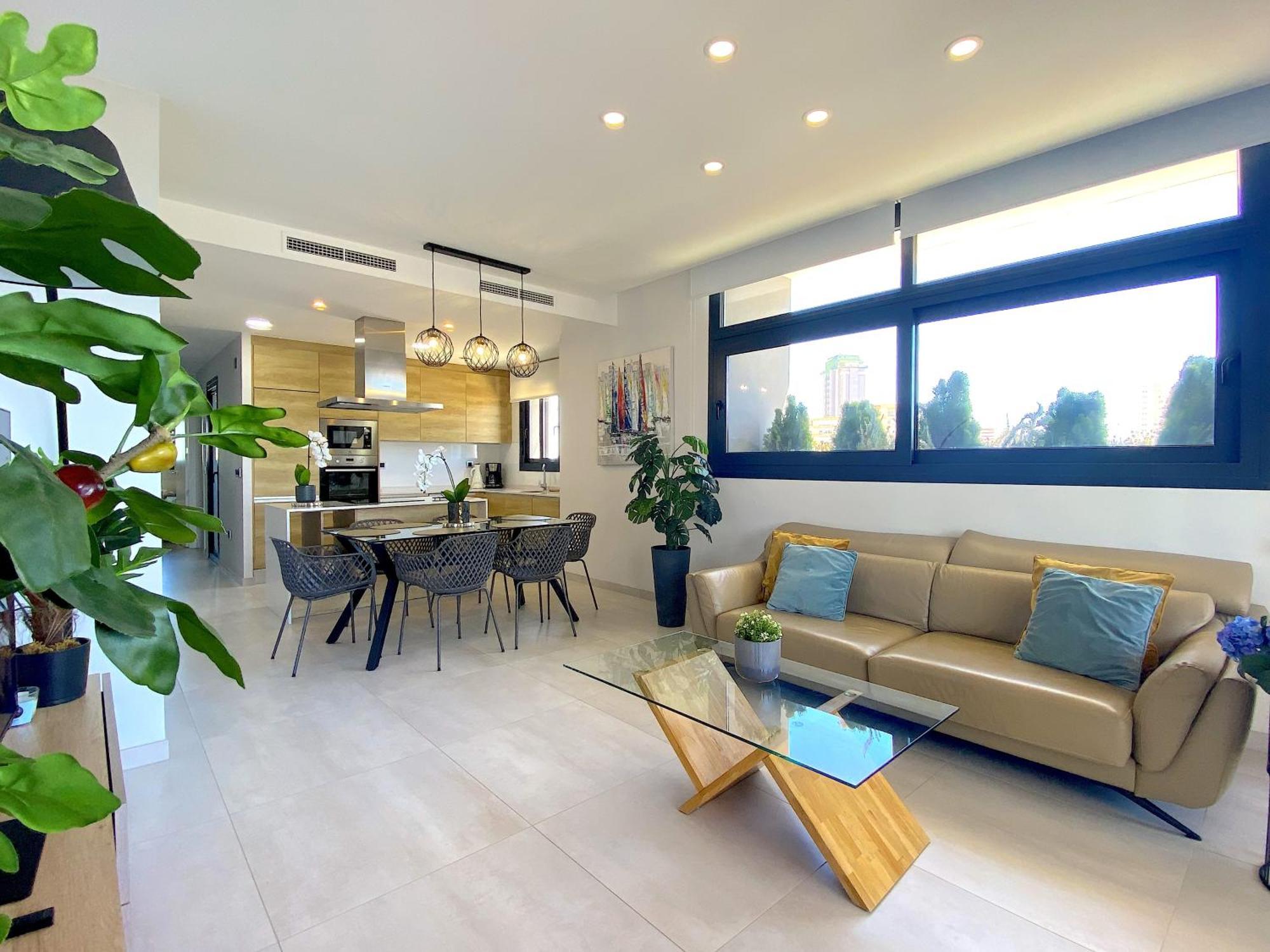 Lujoso Apartament Con Impresionantes Vistas Al Mar Benidorm Bagian luar foto