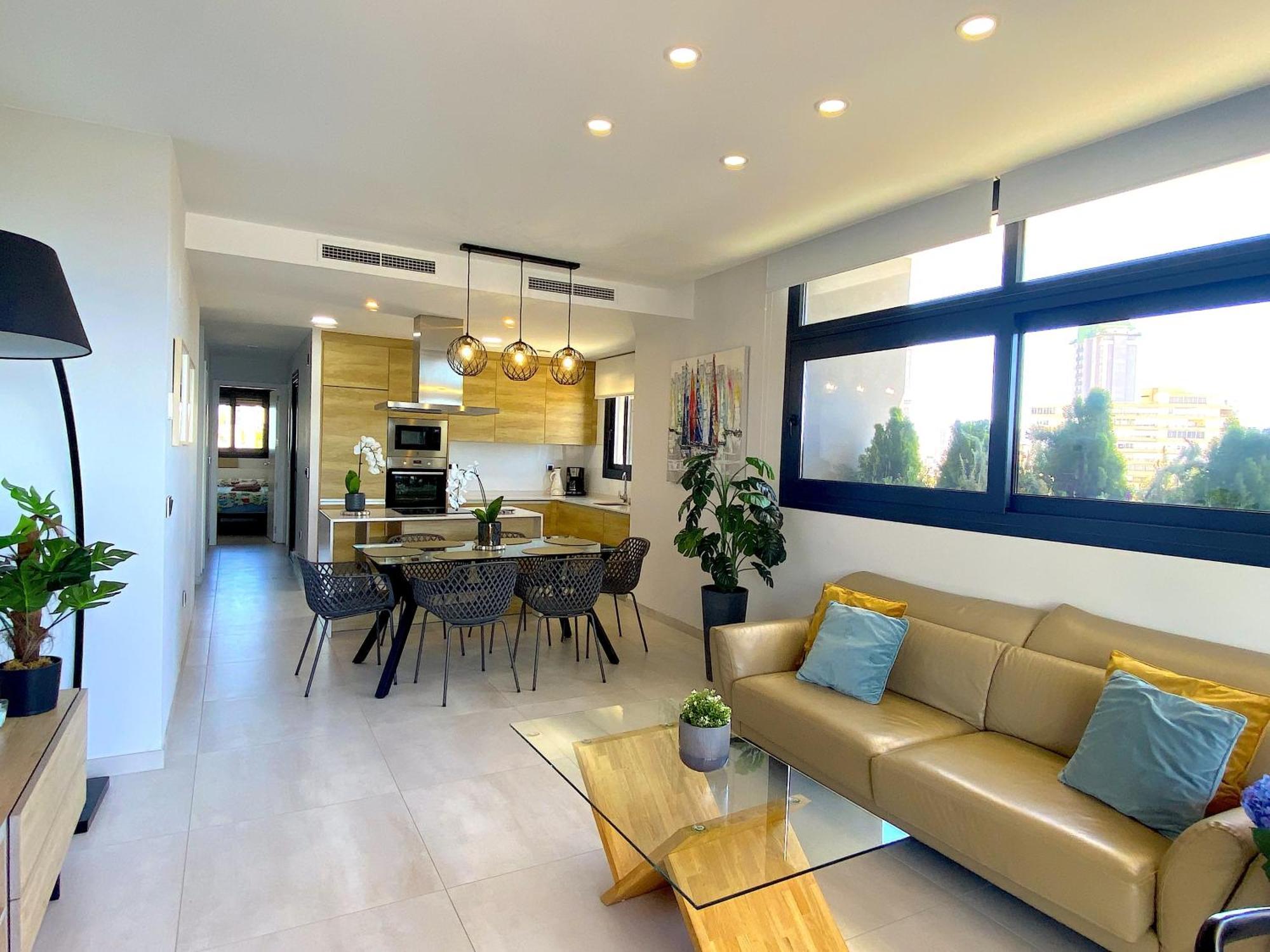 Lujoso Apartament Con Impresionantes Vistas Al Mar Benidorm Bagian luar foto