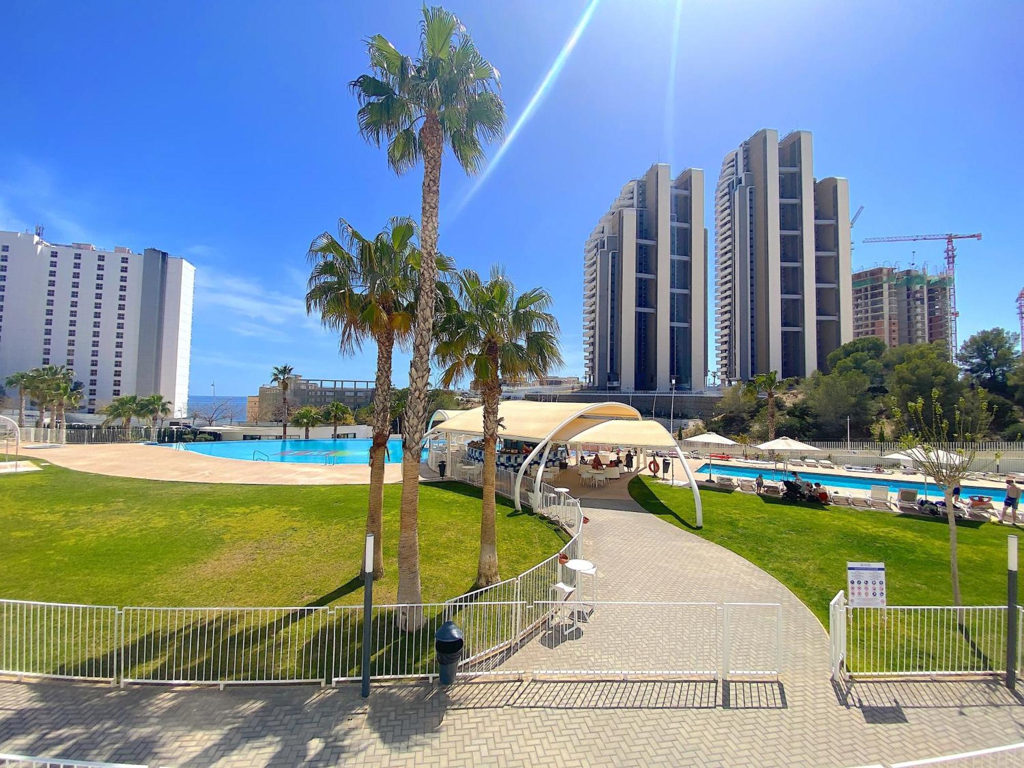 Lujoso Apartament Con Impresionantes Vistas Al Mar Benidorm Bagian luar foto